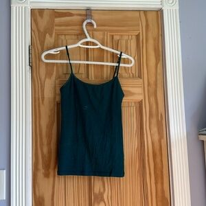 Green tank top